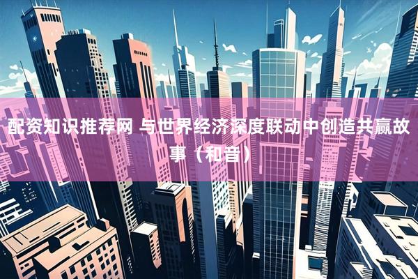配资知识推荐网 与世界经济深度联动中创造共赢故事（和音）